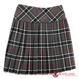 Ladies' Grey Tartan Billie Kilt - Mid-Length Skirt - Skirts -  - Best In Scotland - 2