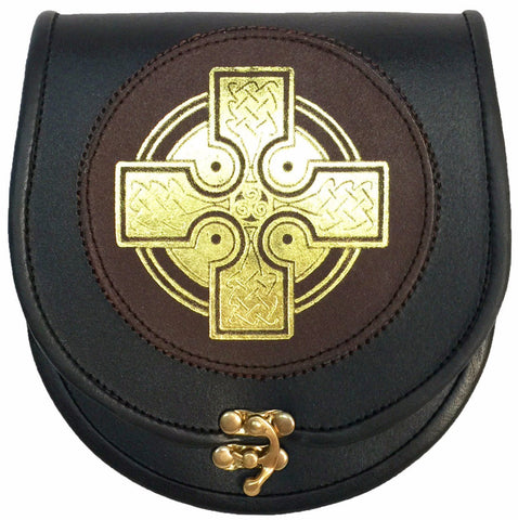 Brown Leather Informal Sporran - Accessories -  - Best In Scotland