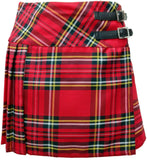Ladies Royal Stewart Red Tartan Billie Kilt - Mid-Length Skirt - Skirts -  - Best In Scotland - 2