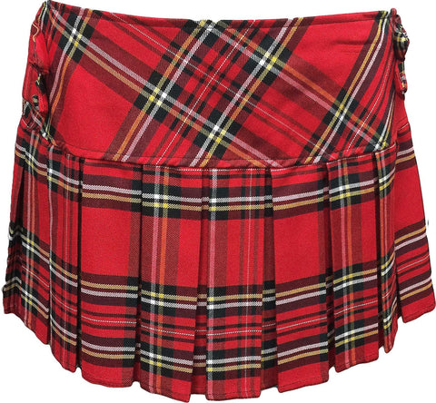 Royal Stewart Tartan Skirt With 4 Buttons - Skirts -  - Best In Scotland - 1