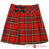 Ladies Royal Stewart Red Tartan Billie Kilt - Mid-Length Skirt - Skirts -  - Best In Scotland - 1