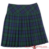 Ladies' Black Watch Green Tartan Billie Kilt - Mid-Length Skirt - Skirts -  - Best In Scotland - 2