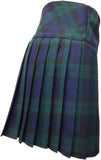 Ladies' Black Watch Green Tartan Billie Kilt - Mid-Length Skirt - Skirts -  - Best In Scotland - 4