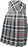 Ladies' Grey Tartan Billie Kilt - Mid-Length Skirt - Skirts -  - Best In Scotland - 5